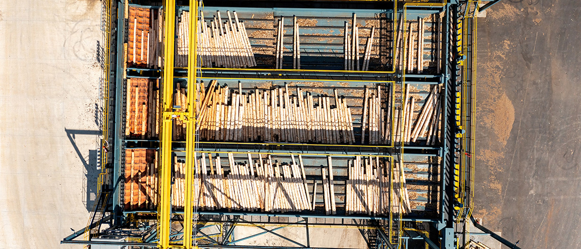 Comact Log Scan Log Sorter : Log scanning & optimization system | Comact